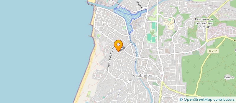 localisation de l'entreprise SONIXA à CAPBRETON