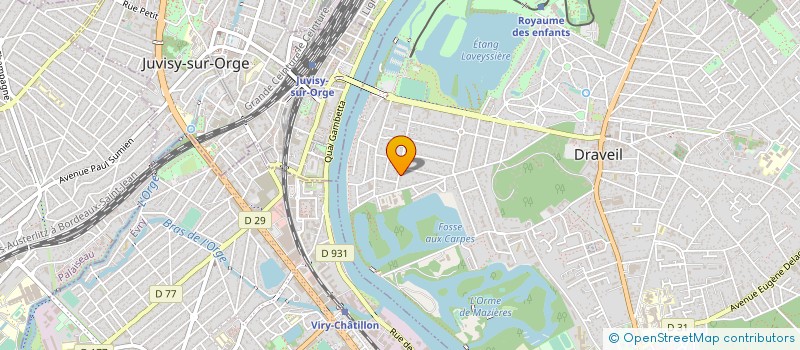 localisation de l'entreprise SONK 7 PUPLISHING à DRAVEIL