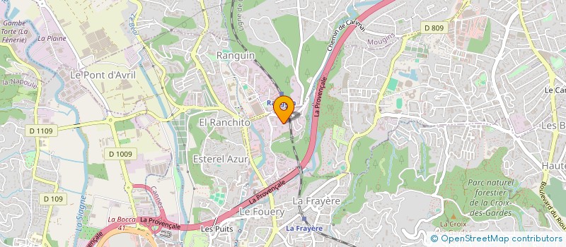 localisation de l'entreprise SONMEZ à LE CANNET