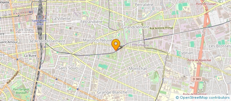 localisation de l'entreprise SONNERY COTTET  LYON