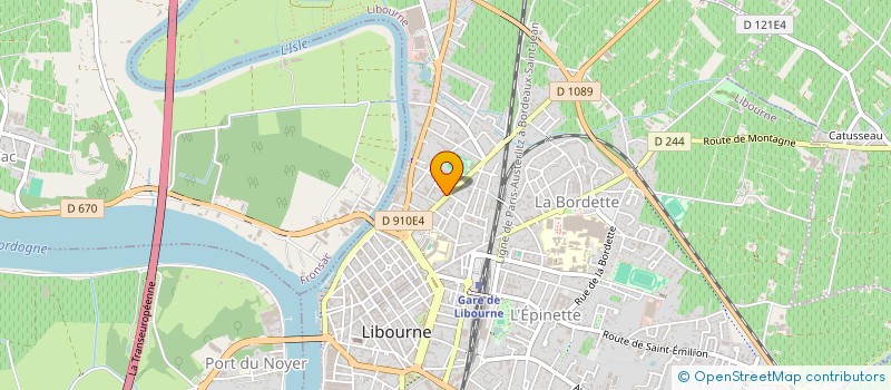 localisation de l'entreprise SONNET INVEST  LIBOURNE