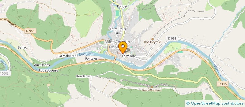 localisation de l'entreprise SONNETS 3 FOIS  SAINT ANTONIN NOBLE VAL