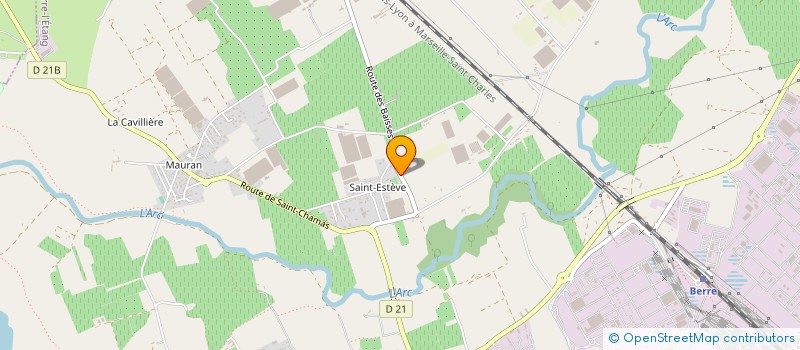 localisation de l'entreprise SONNI I.C.I. à BERRE-L'ETANG