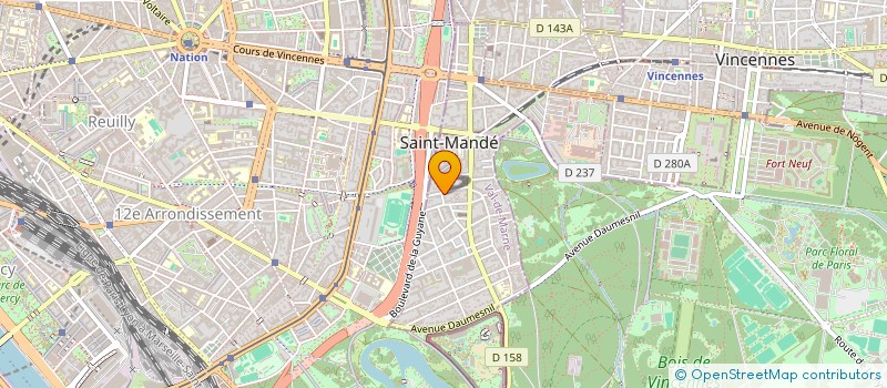 localisation de l'entreprise SONNY KAPITAL  SAINT-MANDE