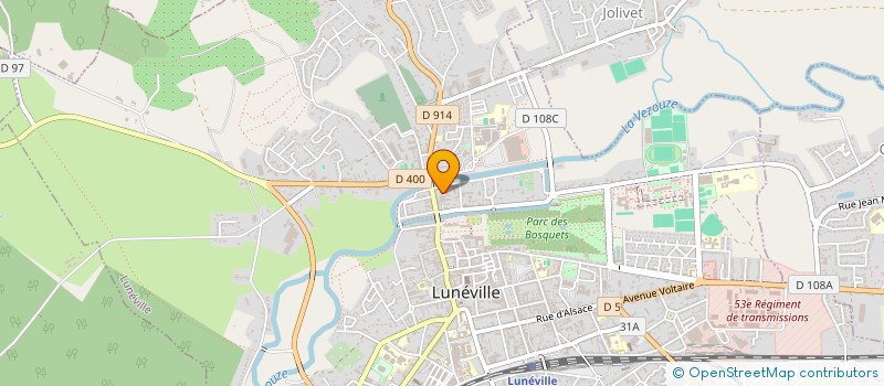 localisation de l'entreprise SONNY'S BEATZ PRODUCTION  LUNEVILLE