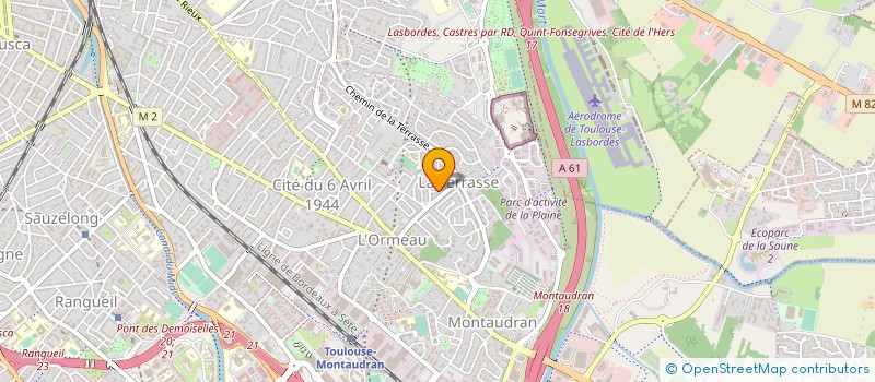 localisation de l'entreprise SONO + à TOULOUSE