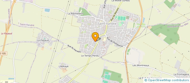 localisation de l'entreprise SONO BORO ASSOCIATION à SAINT-XANDRE