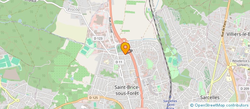 localisation de l'entreprise SONO FLY  SAINT-BRICE-SOUS-FORET