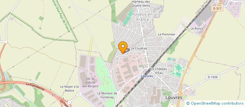 localisation de l'entreprise SONO FUSION  LOUVRES