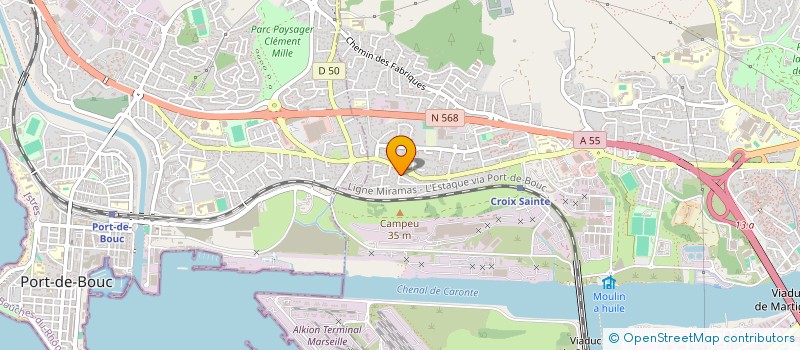 localisation de l'entreprise SONO IMMO  MARTIGUES