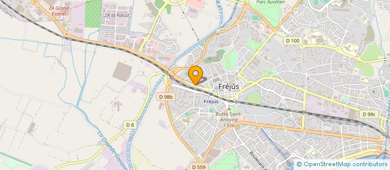 localisation de l'entreprise SONO LIGHT VIDEO à FREJUS