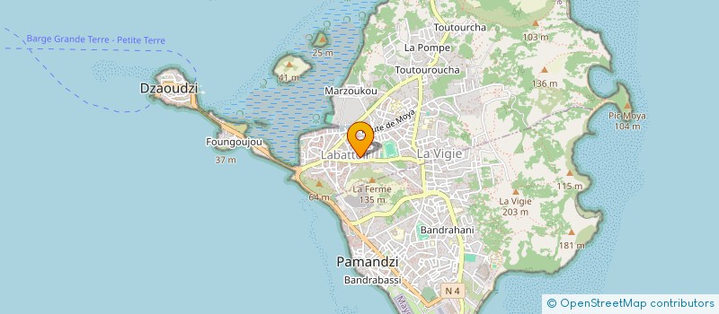 localisation de l'entreprise SONO M'KA à DZAOUDZI