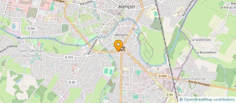 localisation de l'entreprise SONO MUSIC à ALENCON
