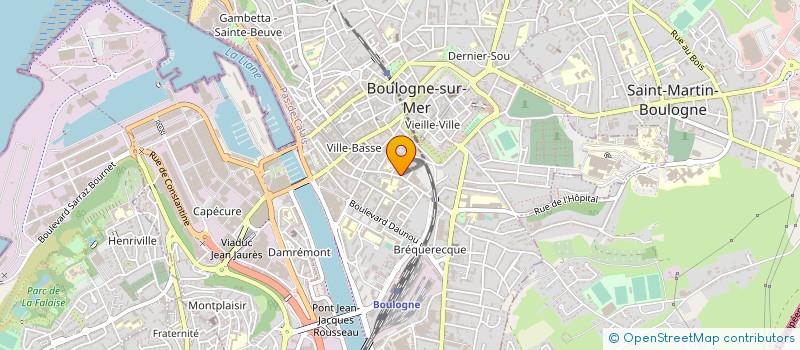 localisation de l'entreprise SONO MUSIC à BOULOGNE-SUR-MER