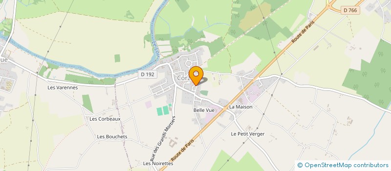 localisation de l'entreprise SONO MUSIC SERVICE  LOIRE-AUTHION