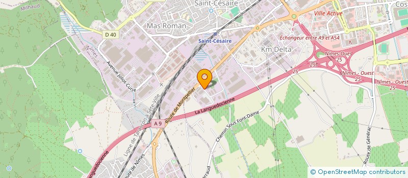 localisation de l'entreprise SONO PROJO SERVICE à NIMES