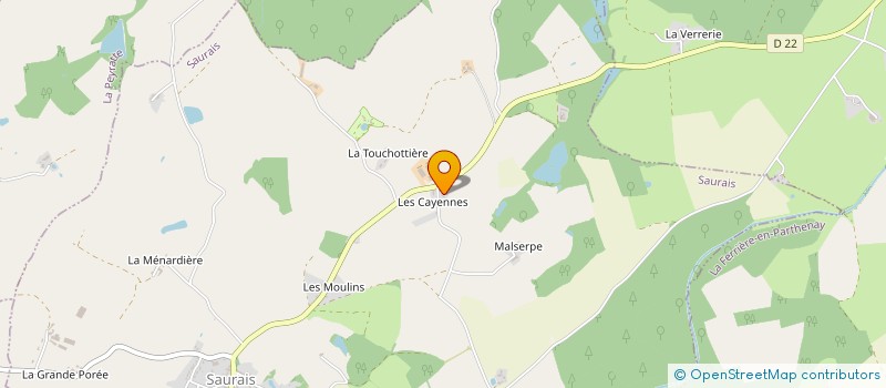 localisation de l'entreprise SONO SERVICE  SAURAIS