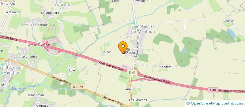 localisation de l'entreprise SONO SISMIQUE  SAINT-GENIS-SUR-MENTHON