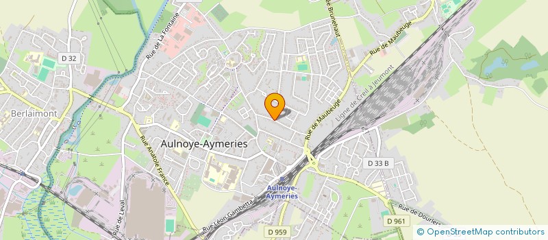 localisation de l'entreprise SONO SOUND SYSTEM  AULNOYE-AYMERIES