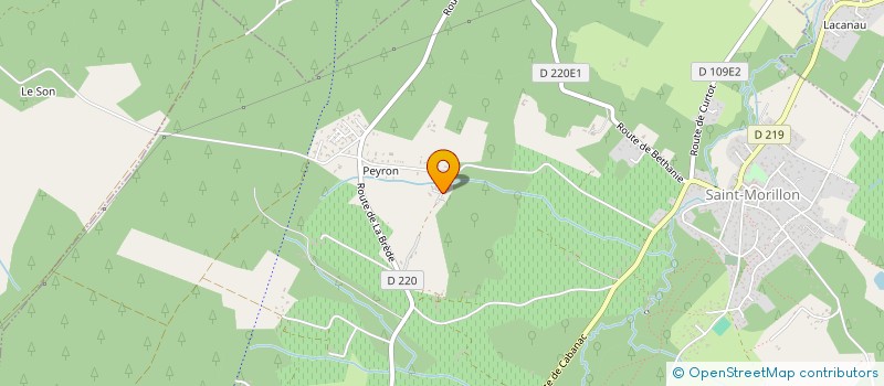 localisation de l'entreprise SONOA  SAINT-MORILLON