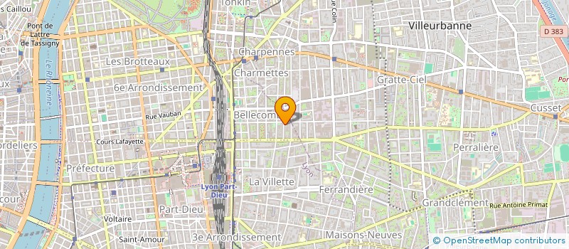 localisation de l'entreprise SONOAMAX à LYON