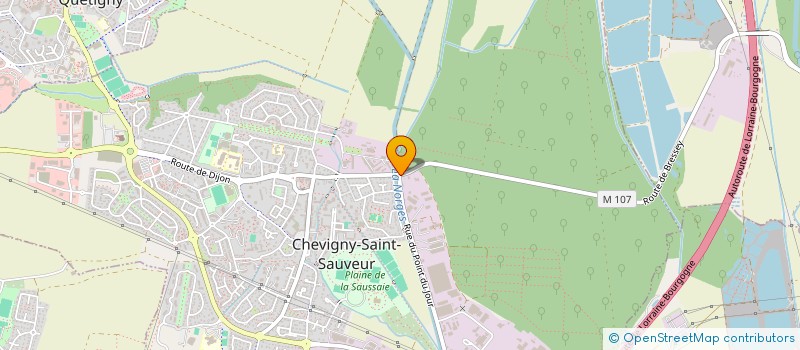 localisation de l'entreprise SONOBAT à CHEVIGNY-SAINT-SAUVEUR