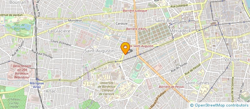 localisation de l'entreprise SONOBOOK à BORDEAUX