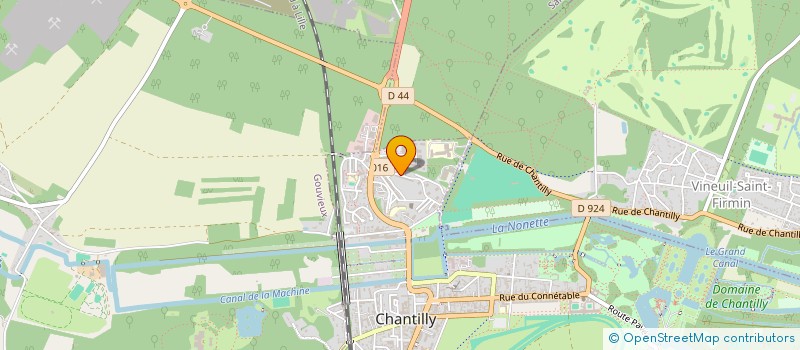 localisation de l'entreprise SONOCAR à CHANTILLY