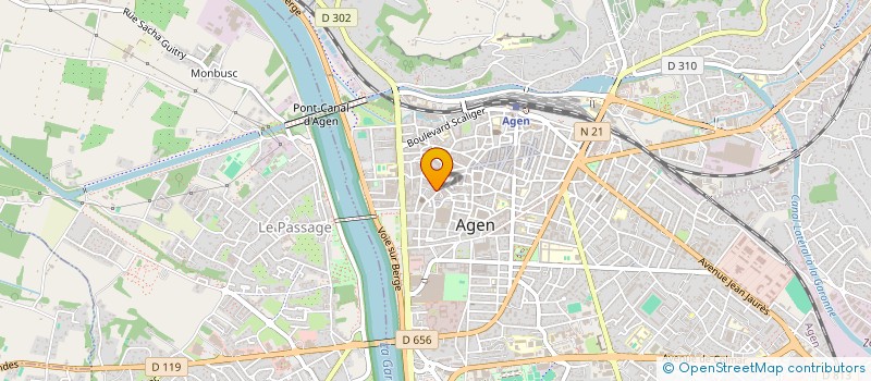 localisation de l'entreprise SONOCENTER ELECTRONIC APPLICAT à AGEN