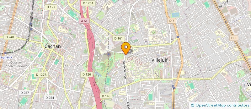 localisation de l'entreprise SONOCRATE à VILLEJUIF