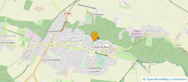 localisation de l'entreprise SONODEV 91  LIMOURS