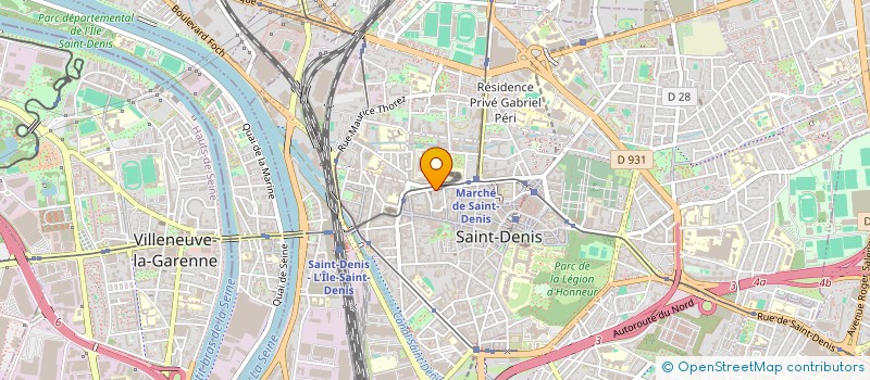 localisation de l'entreprise SONOFRANCE à SAINT-DENIS