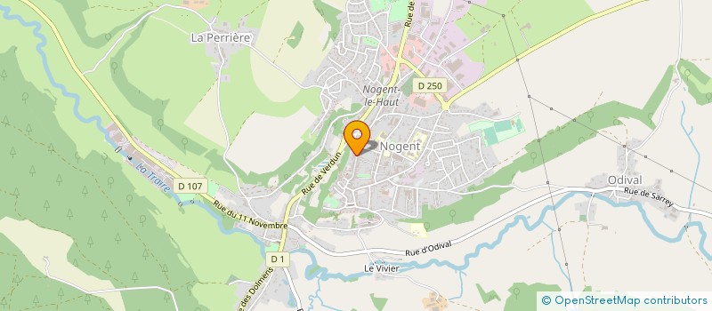 localisation de l'entreprise SONOGELEC à NOGENT