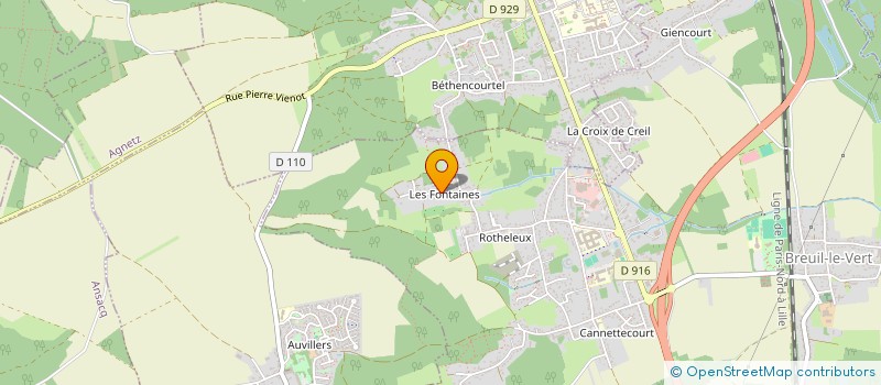 localisation de l'entreprise SONOLIGHT à BREUIL-LE-VERT