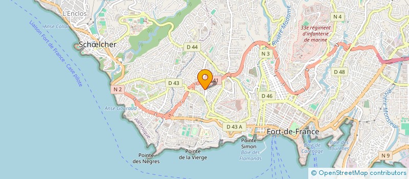 localisation de l'entreprise SONOMER à FORT-DE-FRANCE