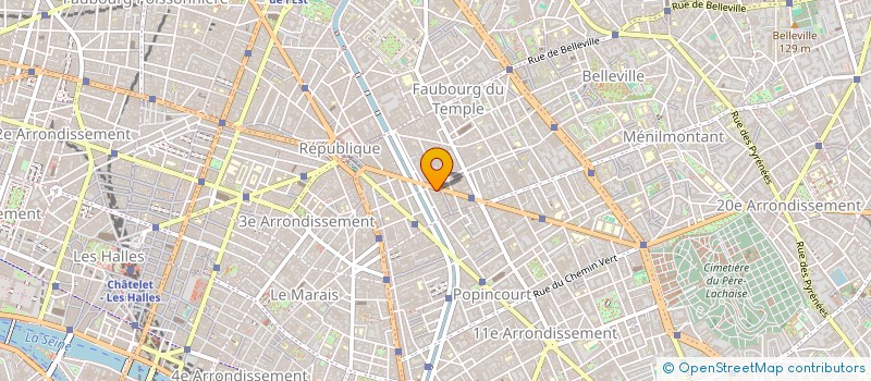localisation de l'entreprise SONONET à PARIS