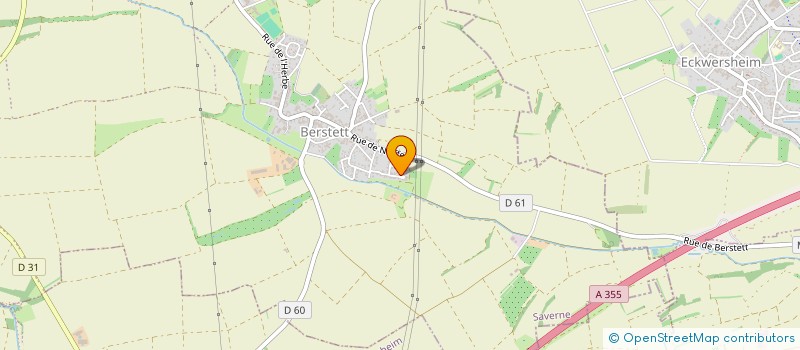 localisation de l'entreprise SONOR  BERSTETT