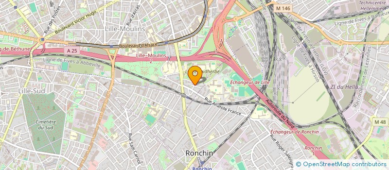 localisation de l'entreprise SONORE LILLE à LILLE