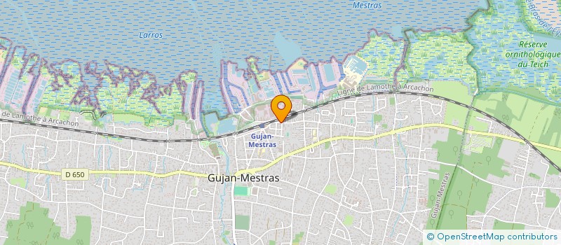 localisation de l'entreprise SONORIS  GUJAN-MESTRAS