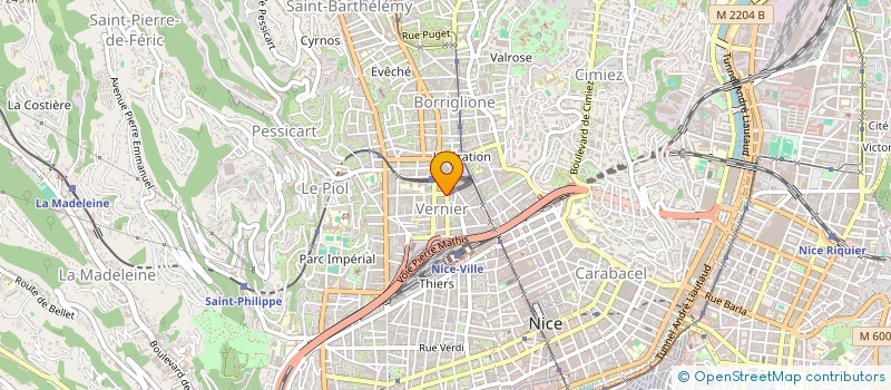 localisation de l'entreprise SONORISATION ORGANISATION SERVICE à NICE