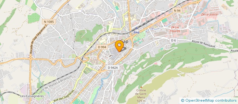 localisation de l'entreprise SONORITE DES SOMMETS  GAP