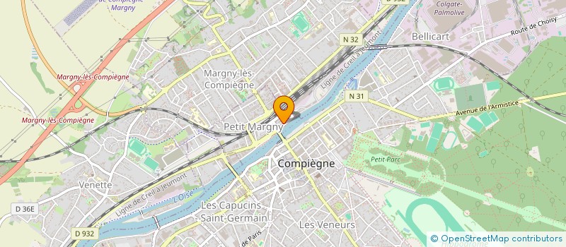 localisation de l'entreprise SONORITES DU CHATEAU PERDU  COMPIEGNE