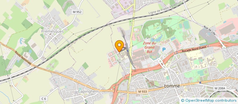 localisation de l'entreprise SONOSS à LILLE