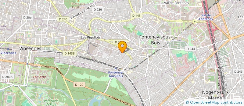 localisation de l'entreprise SONOTRUCK à FONTENAY-SOUS-BOIS