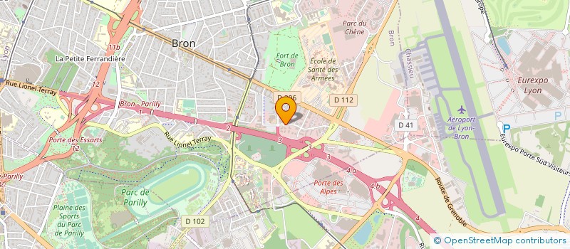 localisation de l'entreprise SONOVA FRANCE à BRON