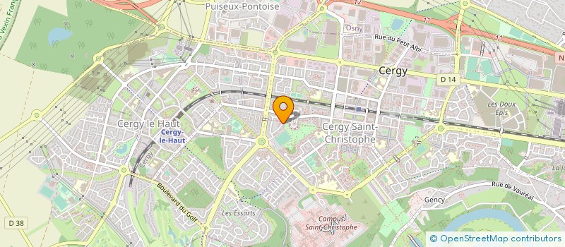 localisation de l'entreprise SONRISA  CERGY