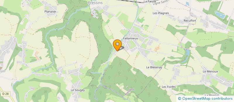 localisation de l'entreprise SONS DE TRAVERSE  PRESSINS