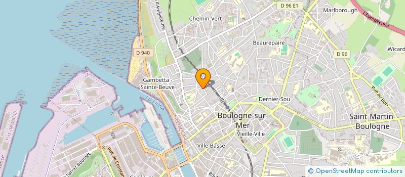 localisation de l'entreprise SONSUN CONSULTING à BOULOGNE-SUR-MER