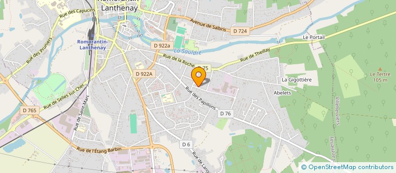 localisation de l'entreprise SONSUZ  ROMORANTIN-LANTHENAY