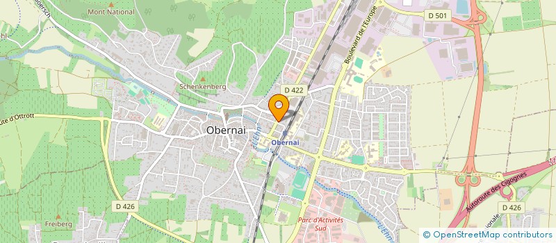 localisation de l'entreprise SONTAG SCHWALD à OBERNAI